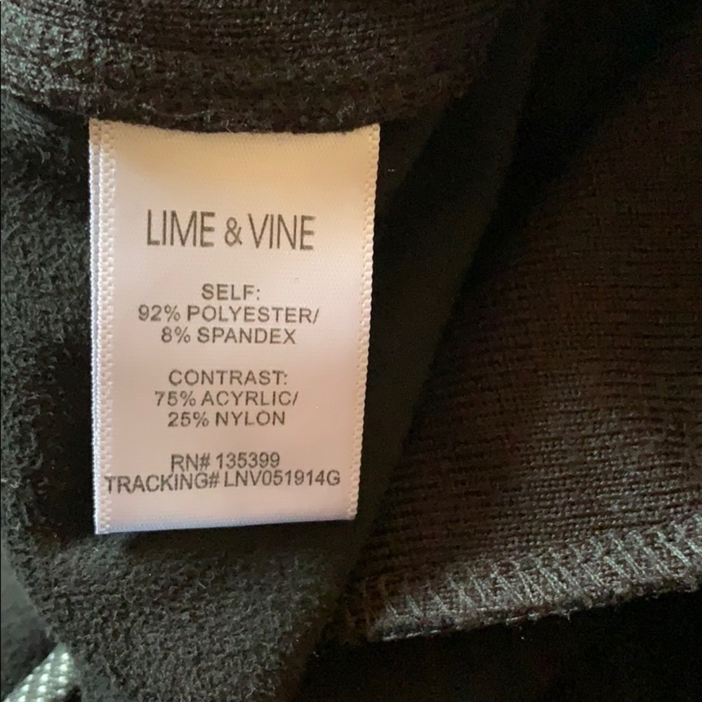 GUC Lime and Vine black lounge pants - Picture 3 of 4